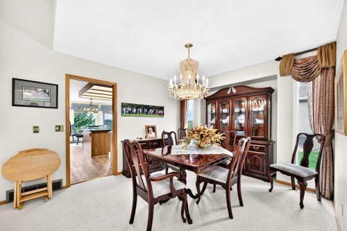 36 Sunset Way, Priddis Greens, AB - Indoor Photo Showing Dining Room