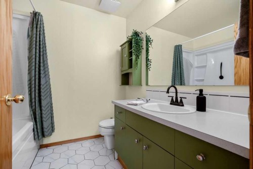 115 5 St, Dalroy, AB - Indoor Photo Showing Bathroom