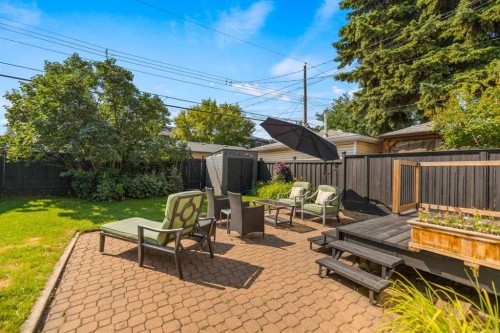 2801 7 Avenue Nw, Calgary, AB - Outdoor With Deck Patio Veranda With Backyard