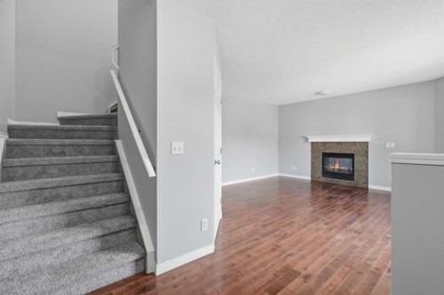 289 Taralake Terrace Ne, Calgary, AB - Indoor With Fireplace