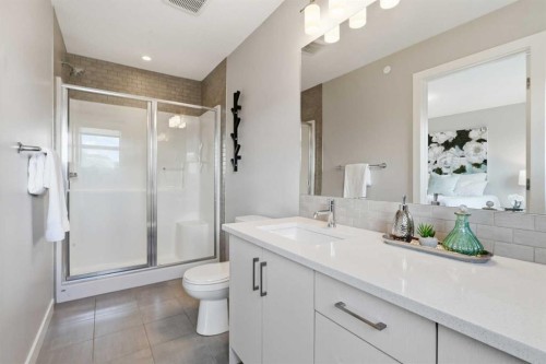 21 Howse Street Ne, Calgary, AB - Indoor Photo Showing Bathroom