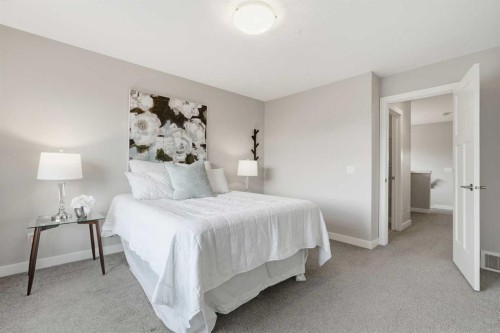 21 Howse Street Ne, Calgary, AB - Indoor Photo Showing Bedroom