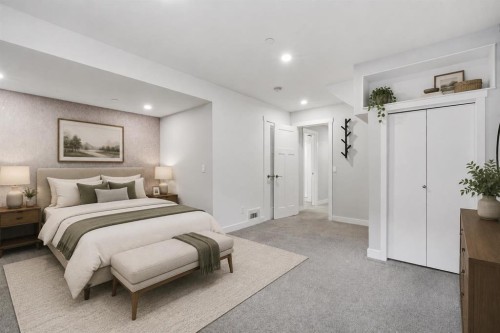 21 Howse Street Ne, Calgary, AB - Indoor Photo Showing Bedroom