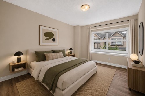 86 Cedarwood Lane Sw, Calgary, AB - Indoor Photo Showing Bedroom