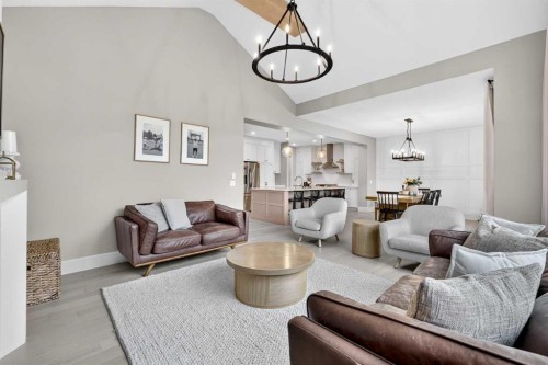 147 Marina Landing Se, Calgary, AB - Indoor Photo Showing Living Room