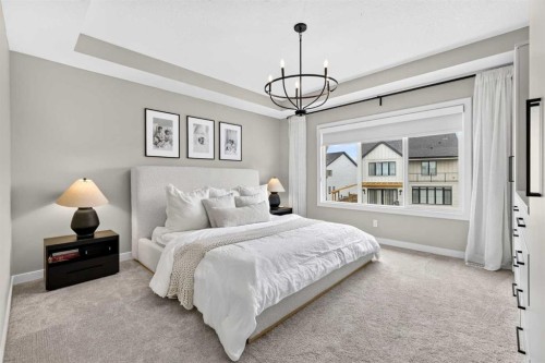 147 Marina Landing Se, Calgary, AB - Indoor Photo Showing Bedroom