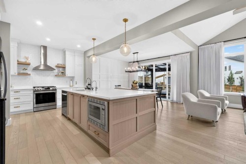 147 Marina Landing Se, Calgary, AB - Indoor Photo Showing Kitchen With Upgraded Kitchen