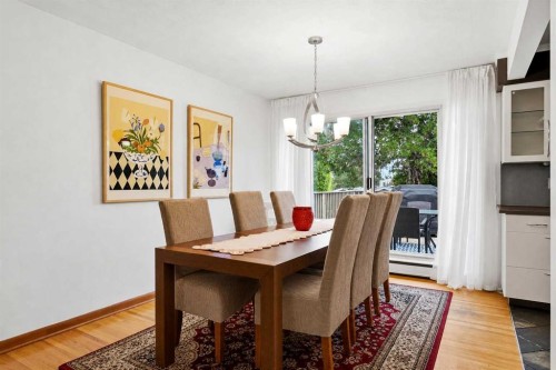 8628 7 Street Sw, Calgary, AB - Indoor Photo Showing Dining Room