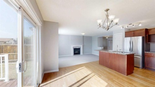 124 Everglen Way Sw, Calgary, AB - Indoor Photo Showing Kitchen With Stainless Steel Kitchen
