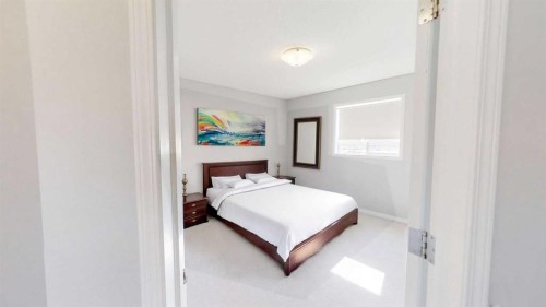 124 Everglen Way Sw, Calgary, AB - Indoor Photo Showing Bedroom