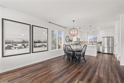 45 Willow Green Way, Cochrane, AB - Indoor Photo Showing Dining Room