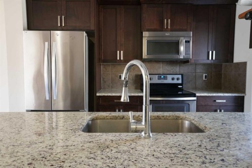 149 Walden Parade Se, Calgary, AB - Indoor Photo Showing Kitchen With Stainless Steel Kitchen With Double Sink With Upgraded Kitchen