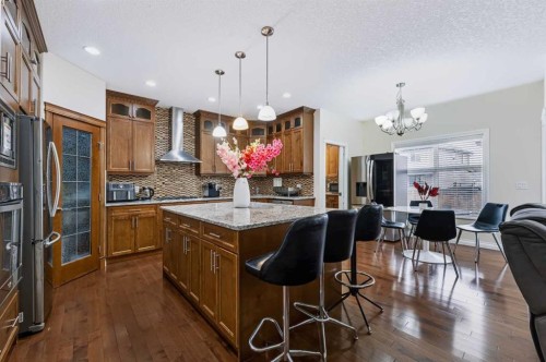 8245 Saddlebrook Drive Ne, Calgary, AB - Indoor Photo Showing Kitchen With Upgraded Kitchen