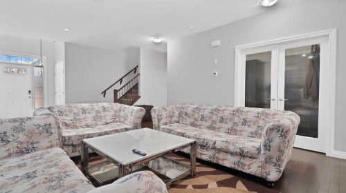 149 Saddlestone Drive Ne, Calgary, AB - Indoor Photo Showing Living Room