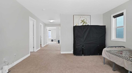 149 Saddlestone Drive Ne, Calgary, AB - Indoor Photo Showing Bedroom