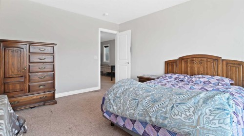 149 Saddlestone Drive Ne, Calgary, AB - Indoor Photo Showing Bedroom