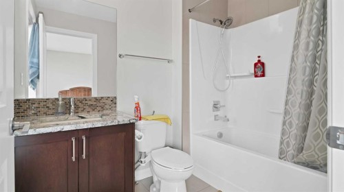 149 Saddlestone Drive Ne, Calgary, AB - Indoor Photo Showing Bathroom