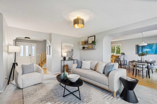 258 West Ranch Place Sw, Calgary, AB - Indoor Photo Showing Living Room
