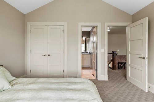 136 Posthill Drive Sw, Calgary, AB - Indoor Photo Showing Bedroom