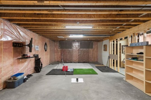 136 Posthill Drive Sw, Calgary, AB - Indoor Photo Showing Basement