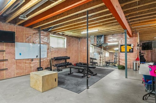 136 Posthill Drive Sw, Calgary, AB - Indoor Photo Showing Basement