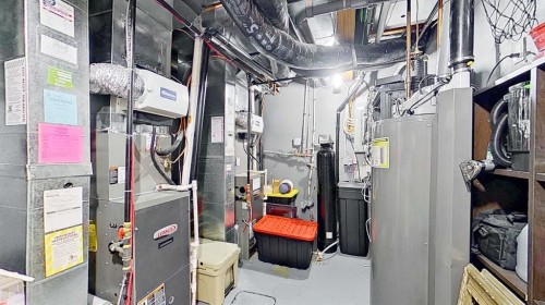 107 Auburn Sound Cove Se, Calgary, AB - Indoor Photo Showing Basement