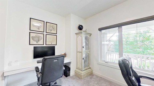 107 Auburn Sound Cove Se, Calgary, AB - Indoor Photo Showing Office