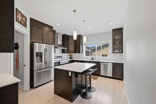 194 Cornerstone Road Ne, Calgary, AB - Indoor Photo Showing Kitchen With Stainless Steel Kitchen With Upgraded Kitchen
