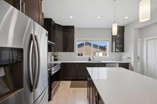 194 Cornerstone Road Ne, Calgary, AB - Indoor Photo Showing Kitchen With Stainless Steel Kitchen With Upgraded Kitchen