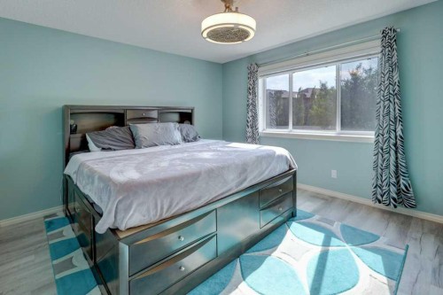 242 Crystal Green Point, Okotoks, AB - Indoor Photo Showing Bedroom