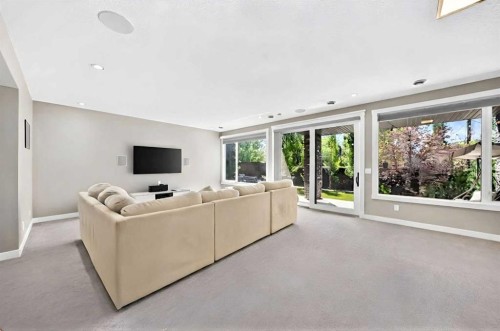 33 Aspen Summit Circle Sw, Calgary, AB - Indoor With Fireplace
