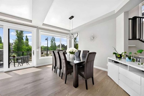 33 Aspen Summit Circle Sw, Calgary, AB - Indoor Photo Showing Dining Room