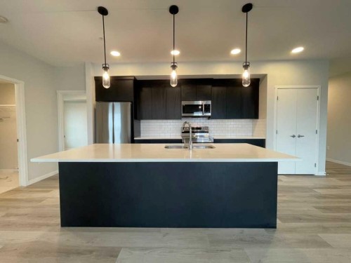 2304-42 Cranbrook Gardens Se, Calgary, AB - Indoor Photo Showing Kitchen With Upgraded Kitchen
