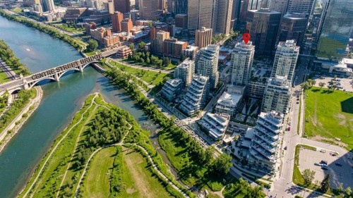 521-222 Riverfront Avenue Sw, Calgary, AB - Outdoor With Body Of Water With View