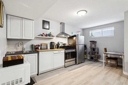 215 Redstone Heights Ne, Calgary, AB - Indoor Photo Showing Kitchen With Double Sink