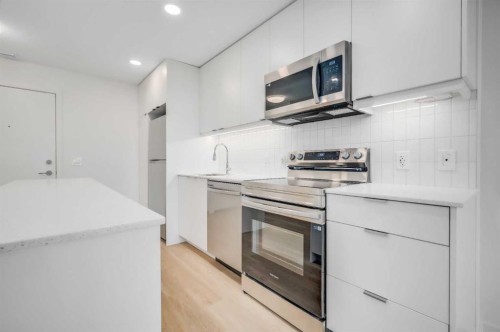 2109-8500 19 Avenue Se, Calgary, AB - Indoor Photo Showing Kitchen