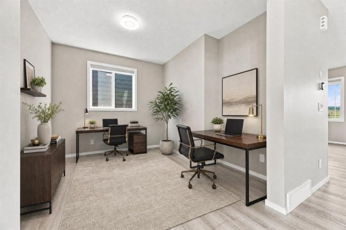 142 Yorkstone Way Sw, Calgary, AB - Indoor Photo Showing Office