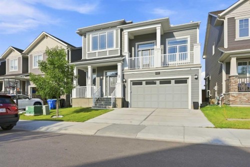 142 Yorkstone Way Sw, Calgary, AB - Outdoor With Balcony With Facade