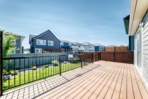 105 Magnolia Manor Se, Calgary, AB - Outdoor With Deck Patio Veranda With Exterior