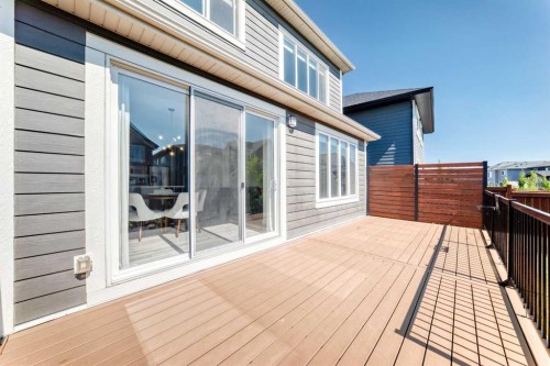 105 Magnolia Manor Se, Calgary, AB - Outdoor With Deck Patio Veranda With Exterior