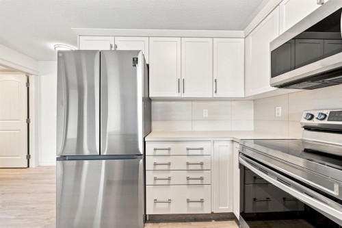 204-304 Cranberry Park Se, Calgary, AB - Indoor Photo Showing Kitchen