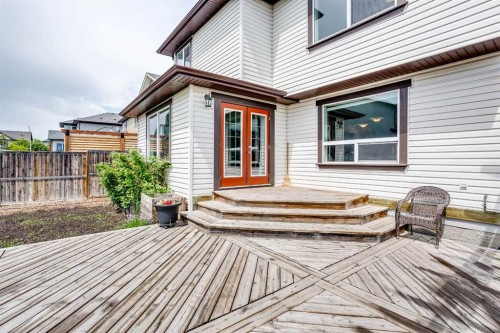 2 Kingston View Se, Airdrie, AB - Outdoor With Deck Patio Veranda With Exterior