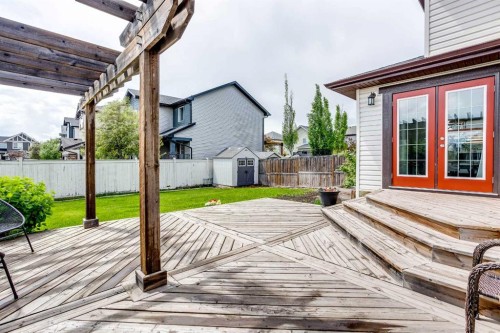 2 Kingston View Se, Airdrie, AB - Outdoor With Deck Patio Veranda With Exterior