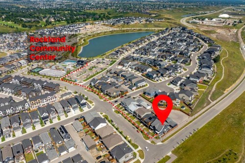 182 Rowley Gate Nw, Calgary, AB -  With Body Of Water With View
