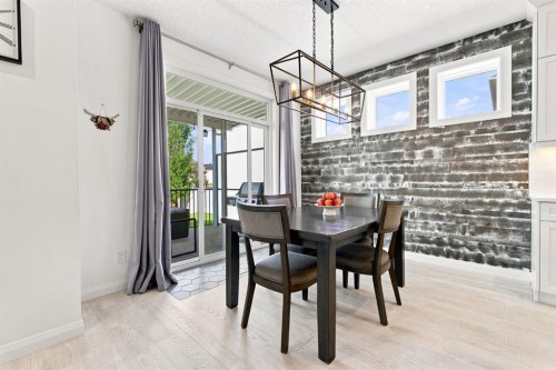 218 Boulder Creek Place, Langdon, AB - Indoor Photo Showing Dining Room