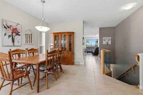 14 Evercreek Bluffs Place Sw, Calgary, AB - Indoor Photo Showing Dining Room