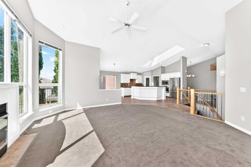 35 Arbour Vista Way Nw, Calgary, AB - Indoor With Fireplace