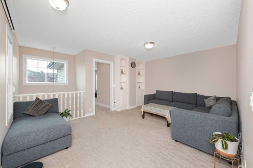 135 Kincora Drive Nw, Calgary, AB - Indoor Photo Showing Living Room