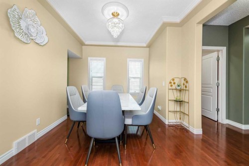 135 Kincora Drive Nw, Calgary, AB - Indoor Photo Showing Dining Room