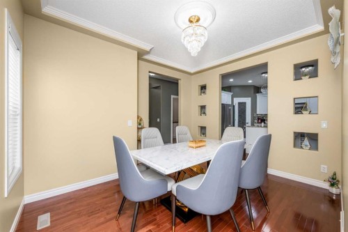 135 Kincora Drive Nw, Calgary, AB - Indoor Photo Showing Dining Room